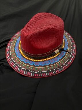 Authentic Hand Painted Mexican Hat